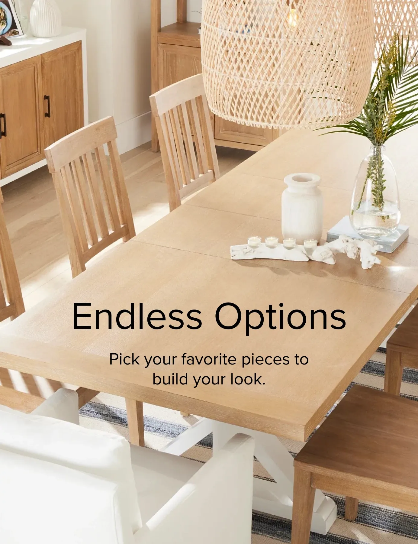 Endless Options. Pick Your Favorite Pieces To Build Your Look.